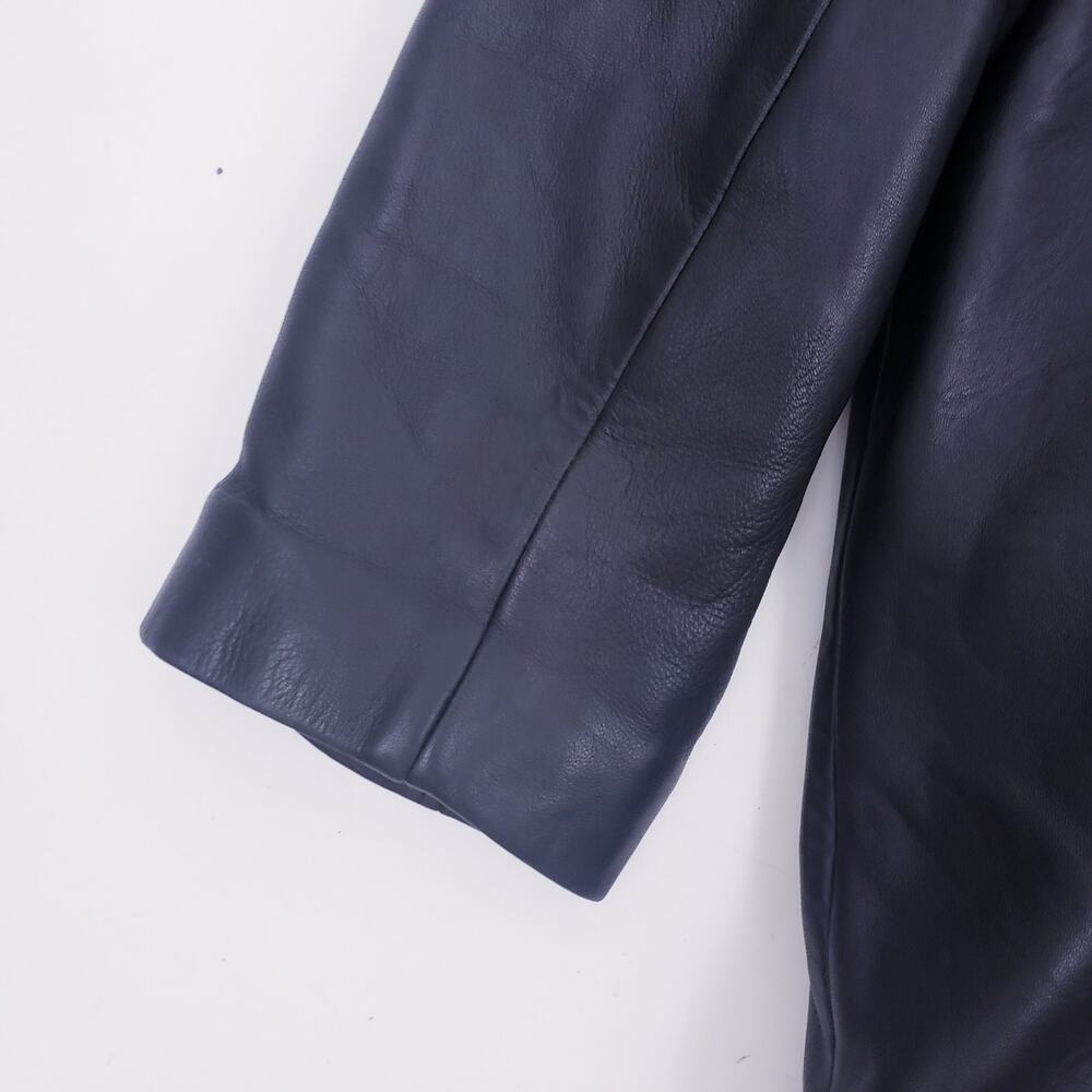Marc New York by Andrew Marc NWT Men's Black Leather Jacket 2XL XXL Insulated - Picture 5 of 9